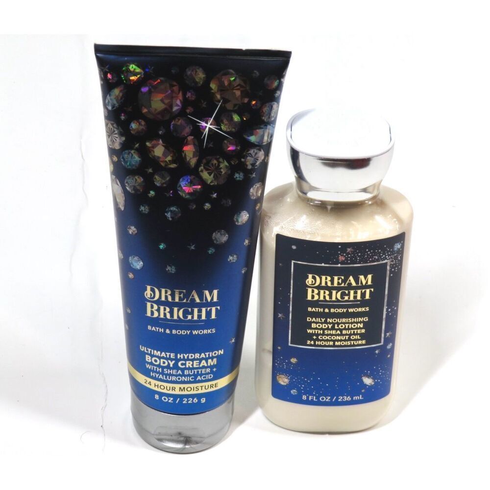 Bath & Body Works Dream Bright Ultimate Hydration Body Cream + Body Lotion New